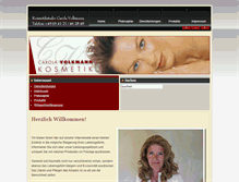 Tablet Screenshot of kosmetikstudiocarola.de